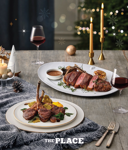 더플레이스 겨울 시즌 스페셜 스테이크. CJ푸드빌 제공